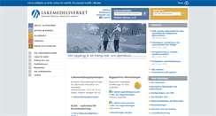 Desktop Screenshot of lakemedelsverket.se